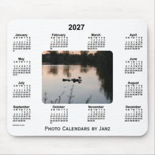 Alfombrilla De Ratón Calendario fotográfico de la puesta del sol 2027 p