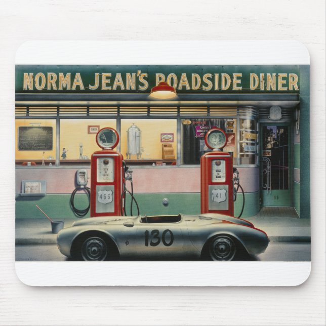 Alfombrilla De Ratón Calendario Girl.tif de la carretera del destino (Frente)