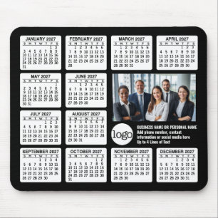 Alfombrilla De Ratón Calendario - logo, negocio de fotos