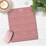 Alfombrilla De Ratón Calendario Minimalista Rosa rosa moderno 2025<br><div class="desc">🌟 Esto es para 2025 🌟 2025 Modern Simple Rosa Pink and White Calendar Mouse Pad con un calendario sencillo y minimalista. Los colores son todos personalizables. Póngase en contacto con nosotros en cedarandstring@gmail.com si necesita ayuda con el diseño o productos de coincidencia.</div>