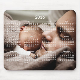 Alfombrilla De Ratón Calendario personalizado 2016 Mousepads Añadir fot