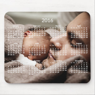 Alfombrilla De Ratón Calendario personalizado 2016 Mousepads Añadir fot
