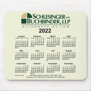 Alfombrilla De Ratón Calendario Personalizado 2022 por Janz Mouse Pad