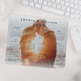 Alfombrilla De Ratón Calendario personalizado de fotos familiares 2023