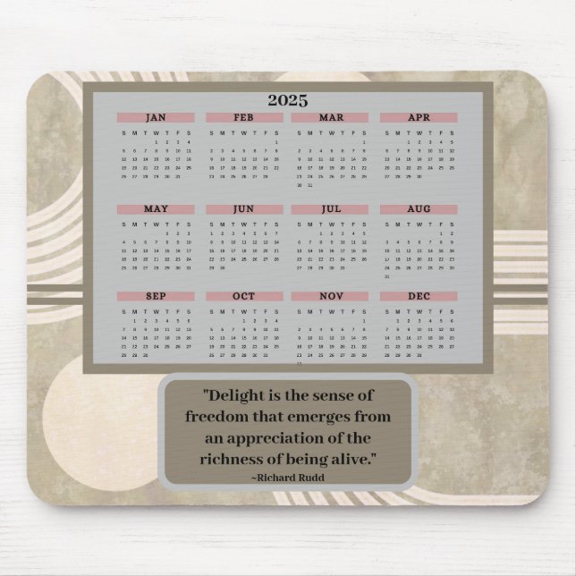 Alfombrilla De Ratón Calendario y presupuesto Mousepad (Frente)
