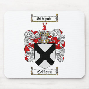 ALFOMBRILLA DE RATÓN CALHOUN FAMILIAR CREST - CALHOUN COAT DE ARMAS