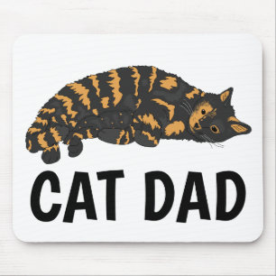 ALFOMBRILLA DE RATÓN CALICO CAT DAD MOUSEPAD