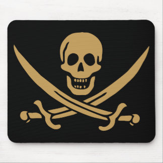 Alfombrilla De Ratón Calico Jack, Pirata Azteca de Oro y Pirata de Cutl