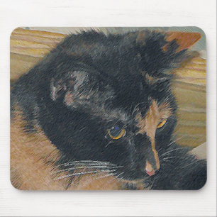 Alfombrilla De Ratón Calico Kitten Face