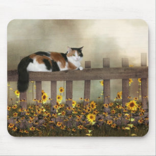 Alfombrilla De Ratón Calico kitty cat
