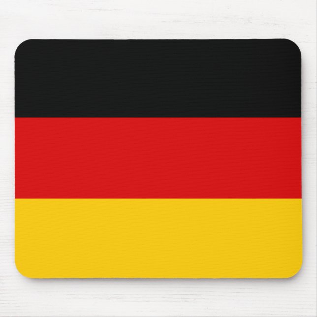 Alfombrilla De Ratón Calidad de la bandera de Alemania (Frente)