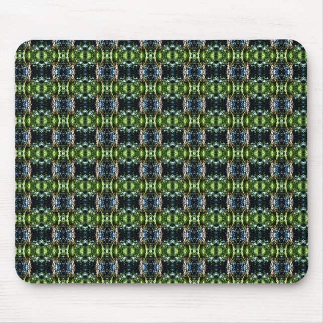 Alfombrilla De Ratón Calidoscopio verde (Frente)