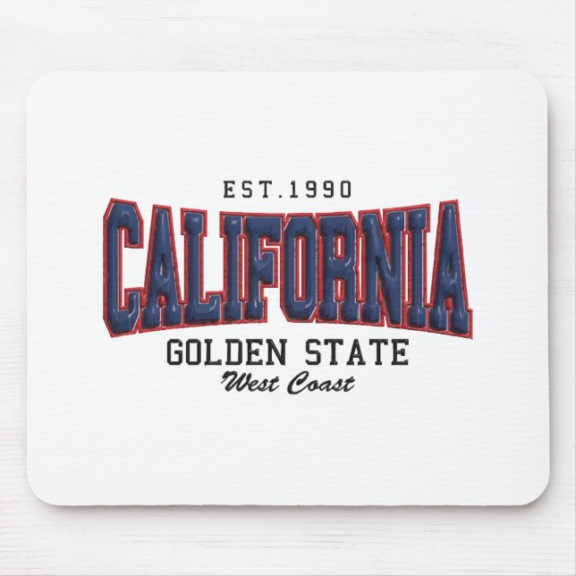 Alfombrilla De Ratón California en 3D (Frente)