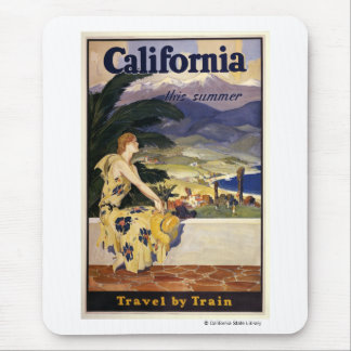 Alfombrilla De Ratón California este verano. Viajes en tren