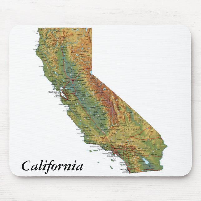 Alfombrilla De Ratón California Mousepad (Frente)