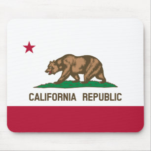 Alfombrilla De Ratón California Republic state flag standard Mouse Pad