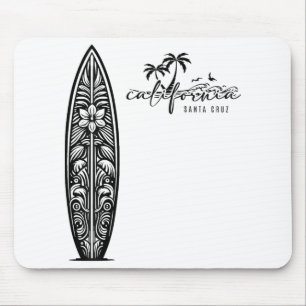 Alfombrilla De Ratón California Santa Cruz, Surfing Tabla de surf Ckpri