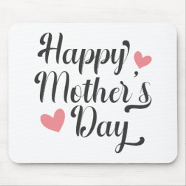 Alfombrilla De Ratón Caligrafía simple feliz del día de la madre | Almo