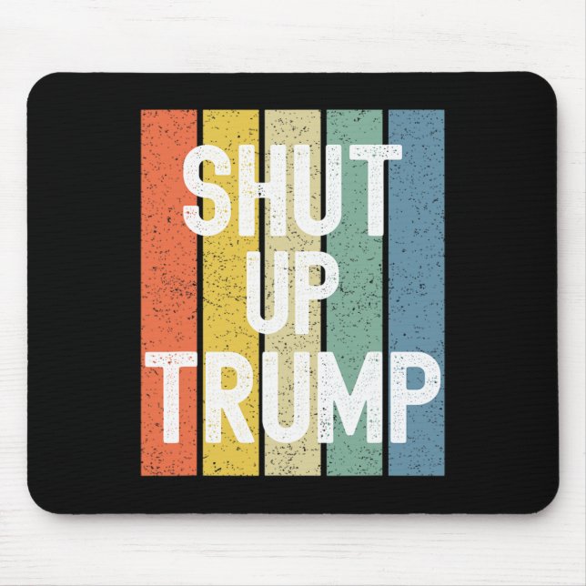 Alfombrilla De Ratón ¡Cállate Trump! Debate presidencial de Joe Biden (Frente)