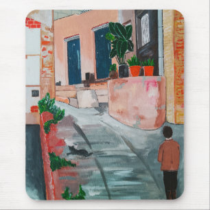 Alfombrilla De Ratón Calle Del San Miguel Pintura de Alfred Fox