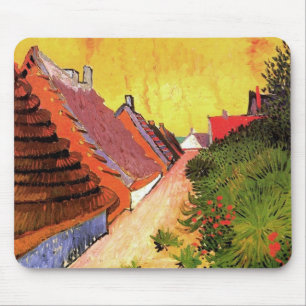 Alfombrilla De Ratón Calle en Saintes-Maries por Vincent van Gogh