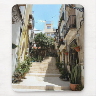 Alfombrilla De Ratón Calle histórica de Alicante. Cojín de ratón