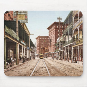 Alfombrilla De Ratón Calle New Orleans 1900 de St Charles