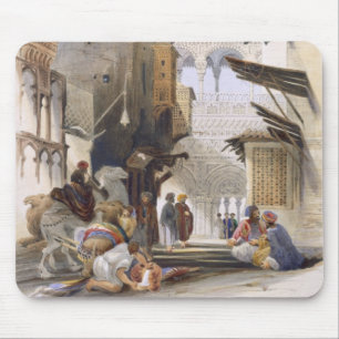 Alfombrilla De Ratón Calle que lleva al EL Azhar, El Cairo magnífico,