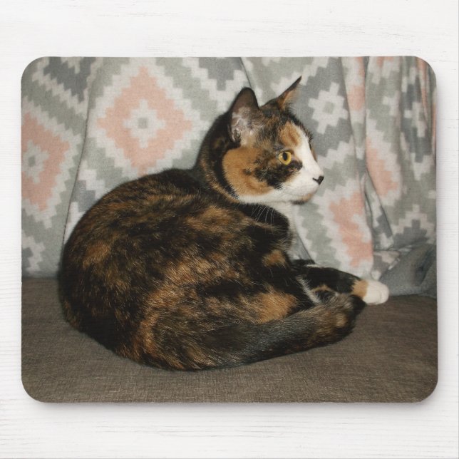 Alfombrilla De Ratón Callie Cat en Sofa (Frente)