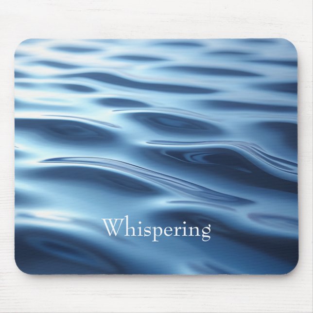 Alfombrilla De Ratón Calm Ocean Blue Waves Mousepad (Frente)
