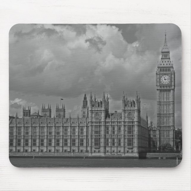 Alfombrilla De Ratón Cámara de Parlamento de Londres y Big Ben (Frente)