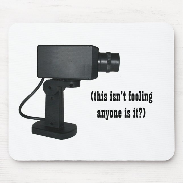 Alfombrilla De Ratón Cámara de seguridad (Frente)