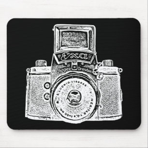 Alfombrilla De Ratón Cámara gigante de Alemania Oriental - Efecto negat