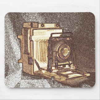 Alfombrilla De Ratón Cámara Mousepad de la prensa del vintage