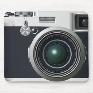 Alfombrilla De Ratón Cámara negra antigua