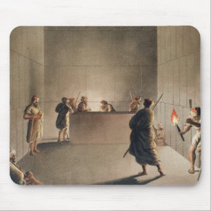 Alfombrilla De Ratón Cámara y sarcófago en la gran pirámide del soldado