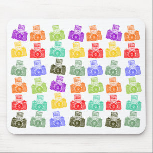 Alfombrilla De Ratón Cámaras coloridas