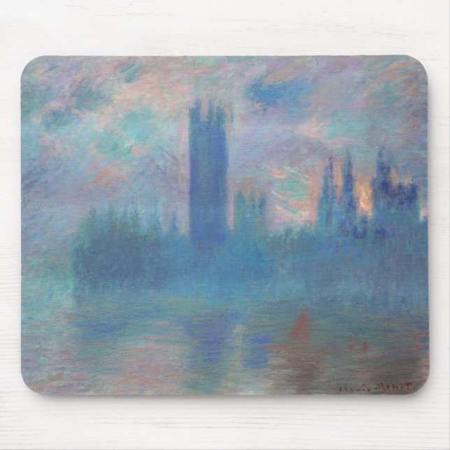 Alfombrilla De Ratón Cámaras del Parlamento (Londres), Monet (Frente)