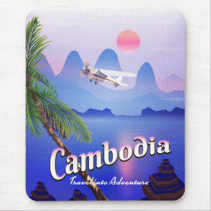 Alfombrilla De Ratón Cambodia 'Travel into Adventure'