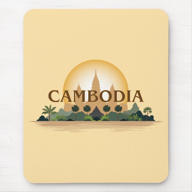 Alfombrilla De Ratón Camboya (Frente)