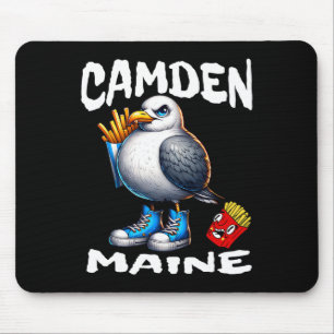 Alfombrilla De Ratón Camden Maine Gaviota Divertida Patatas Fritas Recu