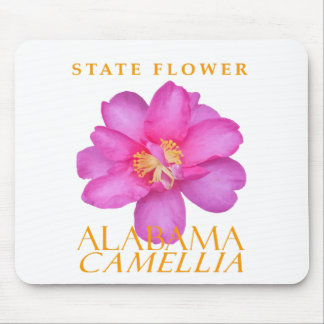 Alfombrilla De Ratón Camelia Sasanqua Flor del Territorio de Alabama