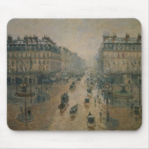 Alfombrilla De Ratón Camille Pissarro el   Avenue de L'Opera, París,
