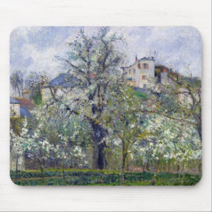 Alfombrilla De Ratón Camille Pissarro el   el huerto con los árboles