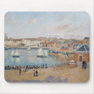 Alfombrilla De Ratón Camille Pissarro el el puerto externo en Dieppe,
