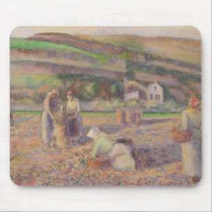 Alfombrilla De Ratón Camille Pissarro el   la cosecha de la patata