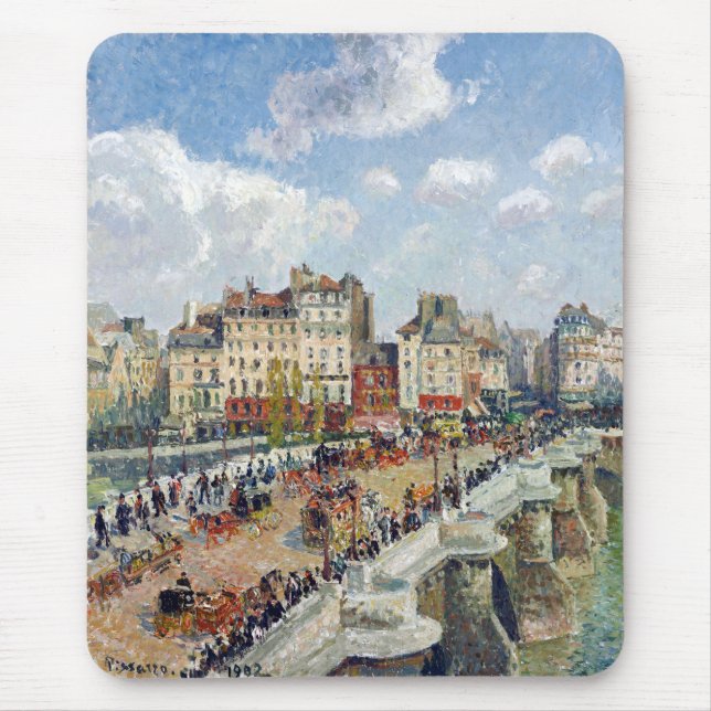Alfombrilla De Ratón Camille Pissarro El Pont-Neuf (Frente)
