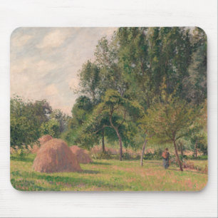 Alfombrilla De Ratón Camille Pissarro - Haystacks, mañana, Eragny