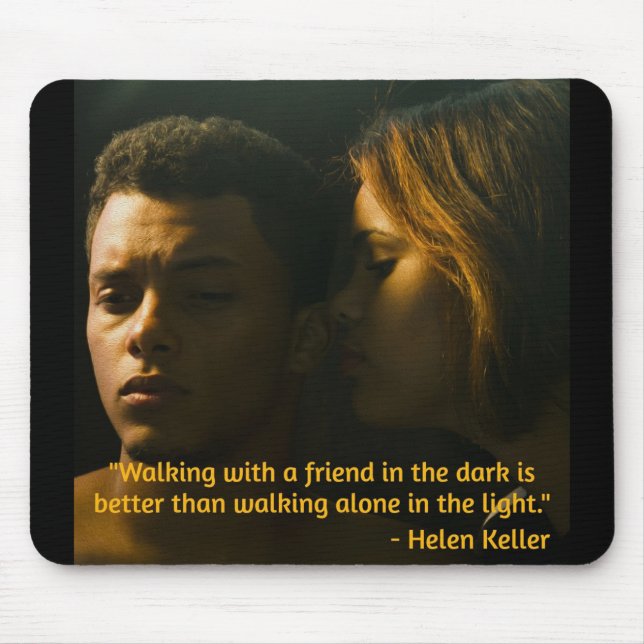 Alfombrilla De Ratón Caminando juntos (Frente)