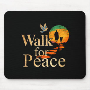 Alfombrilla De Ratón Caminar en paz 2026 monjes de la paz mundial con a